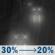 Tonight: A chance of rain after 9pm. Mostly cloudy, with a low around 47. Southwest wind 2 to 7 mph. Chance of precipitation is 30%. Tonight: Chance Light Rain