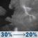 Tonight: A chance of showers and thunderstorms before 1am. Mostly cloudy, with a low around 54. Northwest wind 2 to 8 mph. Chance of precipitation is 30%. New rainfall amounts less than a tenth of an inch possible. Tonight: Chance Showers And Thunderstorms