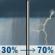 Tuesday: Rain showers likely between 8am and 2pm, then showers and thunderstorms likely. Some of the storms could produce heavy rain. Mostly cloudy, with a high near 78. Northwest wind 3 to 9 mph. Chance of precipitation is 70%. New rainfall amounts between three quarters and one inch possible. Tuesday: Rain Showers Likely