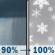 Thursday: Rain showers before 1pm, then rain and snow showers. Cloudy. High near 57, with temperatures falling to around 39 in the afternoon. Northwest wind 8 to 16 mph, with gusts as high as 26 mph. Chance of precipitation is 100%. New snow accumulation of less than half an inch possible. Thursday: Rain Showers then Rain And Snow Showers
