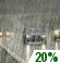 Saturday: Slight Chance Light Rain